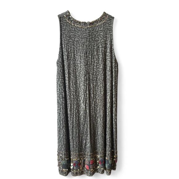 NWT Raga Beaded Sequin Shift Dress – Art Deco Boho Cocktail Mini - Picture 6 of 8